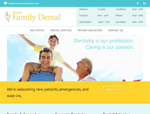 Tablet Screenshot of dundasfamilydental.com